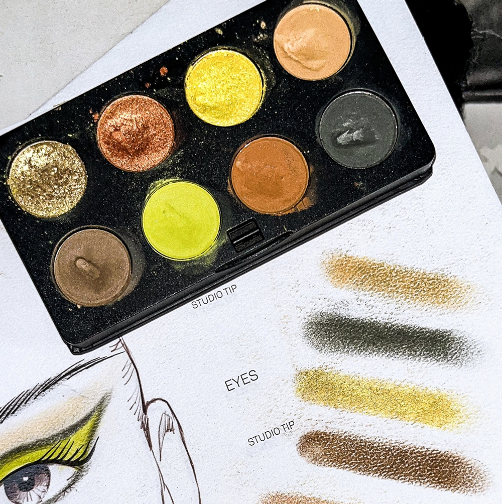 Smashbox Always On Mood Board Eye Shadow Palette - Палетка теней для век оттенок Earthy Vibes, 6 g
