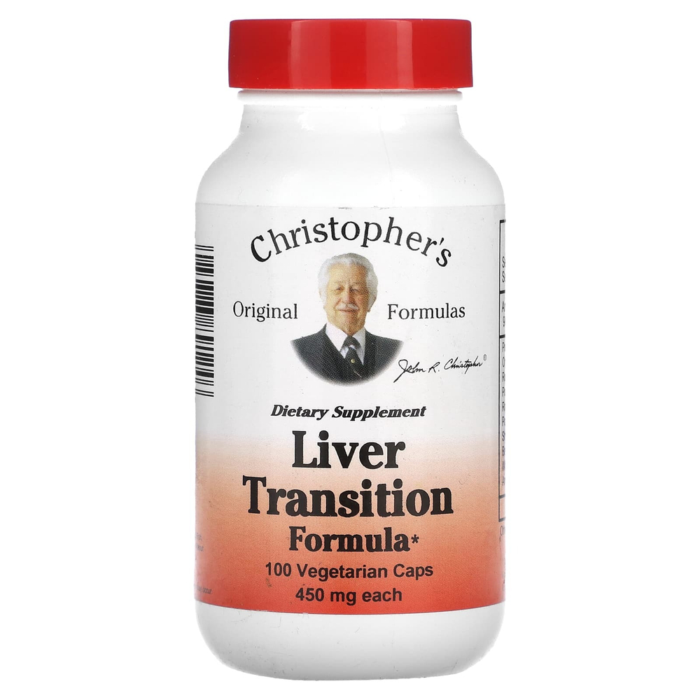 Christopher's Original Formulas, Формула для печени, 450 мг, 100 вегетарианских капсул