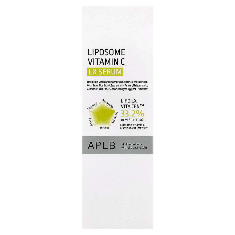 APLB, Липосомальная сыворотка с витамином C LX, 40 мл (1,35 жидк. Унции)