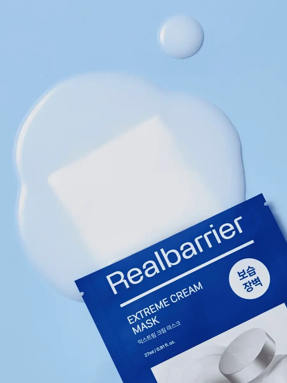 Real Barrier Ламеллярная восстанавливающая тканевая маска с керамидами Extreme Cream Mask 27 мл