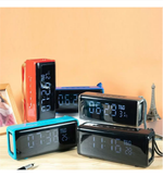 Беспроводная колонка TG-174 (5W/TF/USB/FM) ЧАСЫ