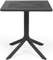 Пластиковый стол Clip 70х70 см антрацит