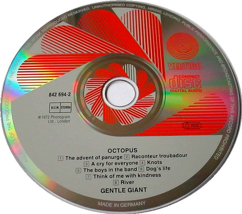 Gentle Giant / Octopus (CD)