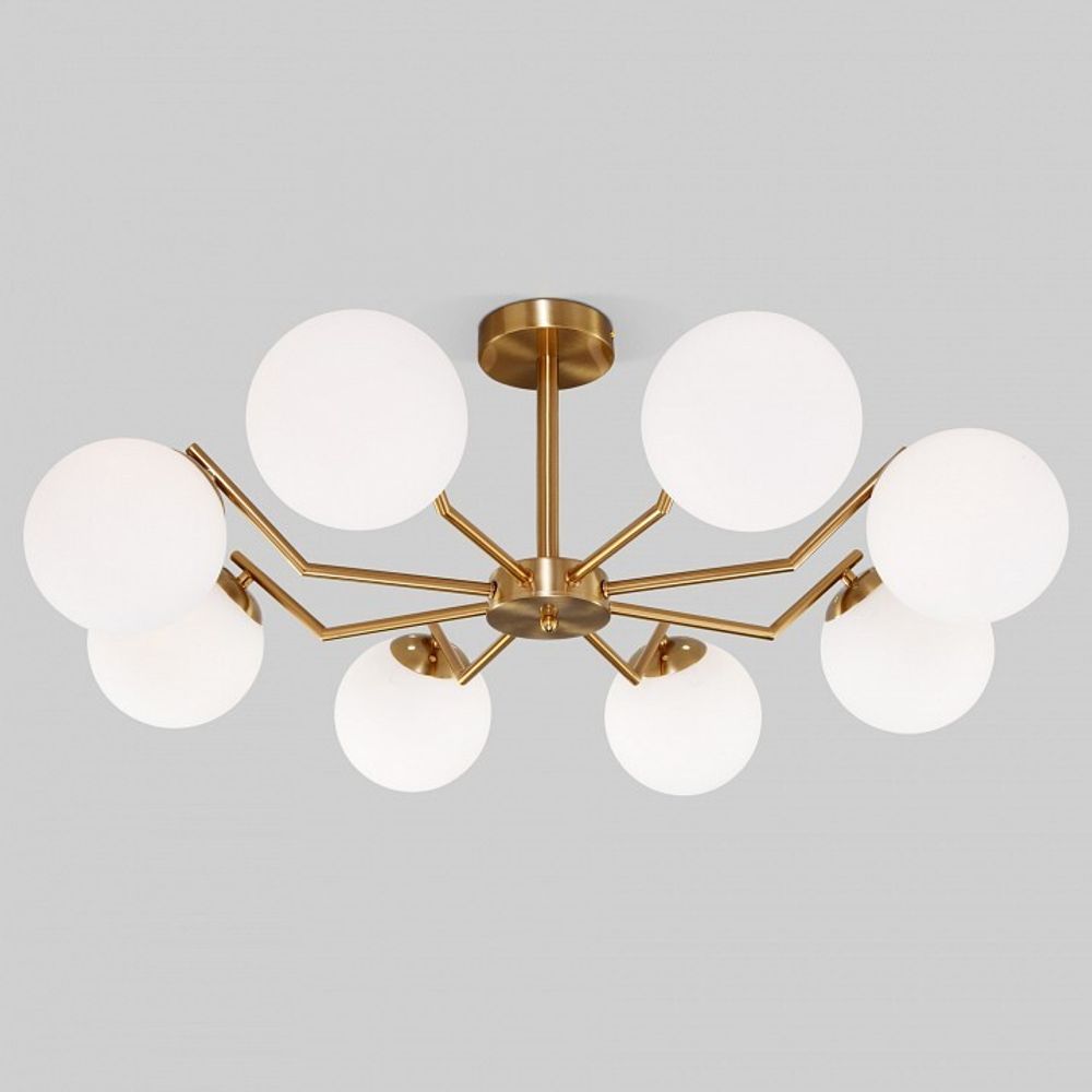 Люстра на штанге Eurosvet Frost 70154/8 латунь