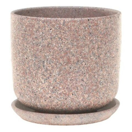 Горшок керамический цилиндр Лунный камень 1,6л d15 h13