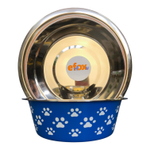 Миска "efox" для питомцев из нержавеющей стали, форма чаша