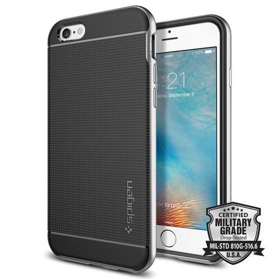 Spigen SGP Case Neo Hybrid for iPhone 6 / 6S Satin Silver SGP11033