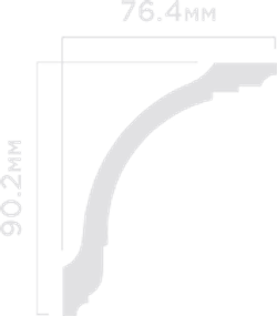 Карниз HiWood, 90,2x76,4 мм