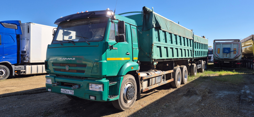 Планета 5529* на шасси КамАЗ 65115 6x4 Зерновоз 552919 (Дизельный, 11,8 л, 300 л.с., МТ)