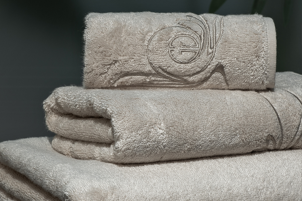 Полотенце 30х50 Garda Decor Лирика бежевое