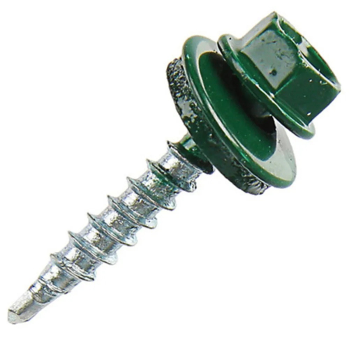 Саморез кровельный RAL-6005 зеленый мох 5,5х19