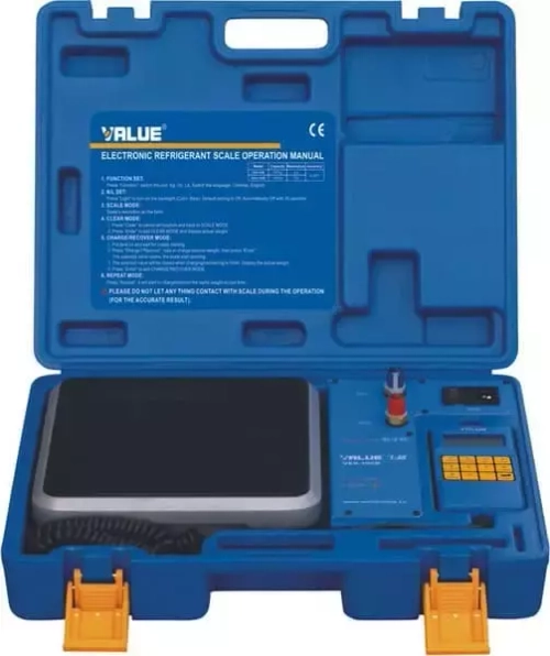 Весы электронные VALUE VES-100B (до 100 кг; питание 9V / 220V; программируемые; соленоидный клапан)