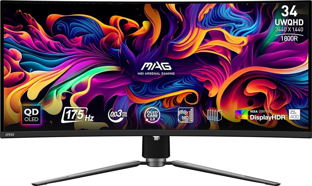 Монитор 34&quot; MSI MAG 341CQPX черный