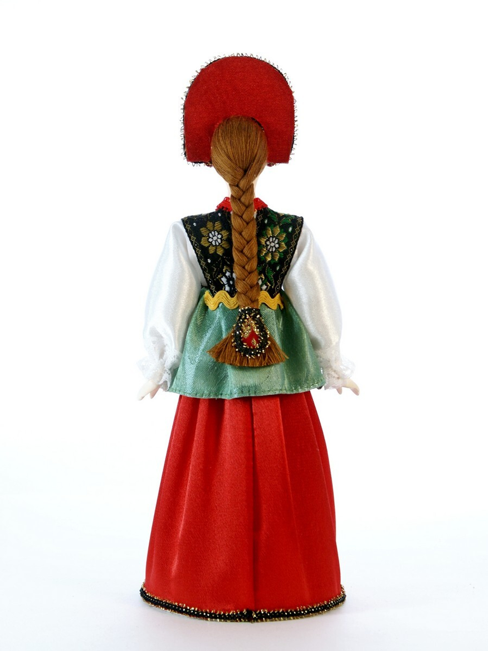 Кукла коллекционная в девичьем праздничном костюме