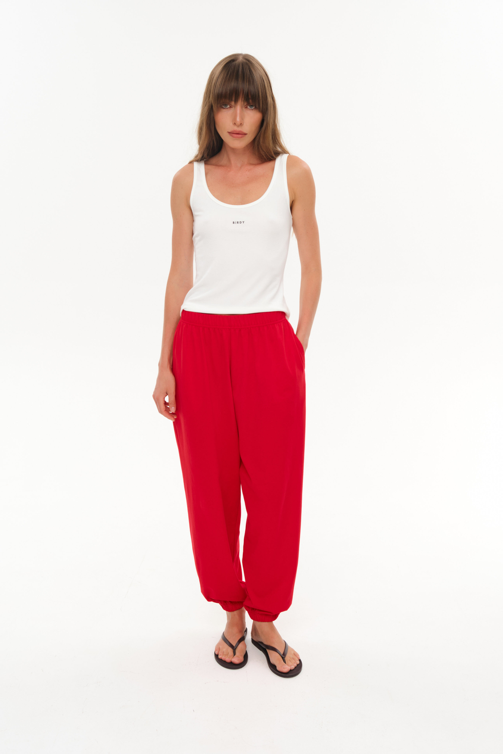 Джоггеры RED BECAUSE | Красный