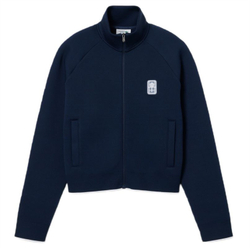 Женская теннисная куртка Lacoste Heritage - navy blue