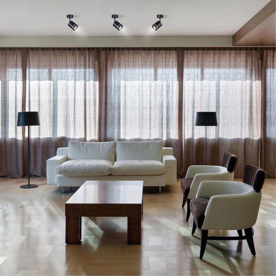 358260 OVER NT19 398 черный Накладной светильник IP20 LED 9W 160-265V ARUM