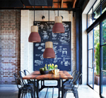 Pendant design lamp Cement Wood by Specimen Editions (Grey)