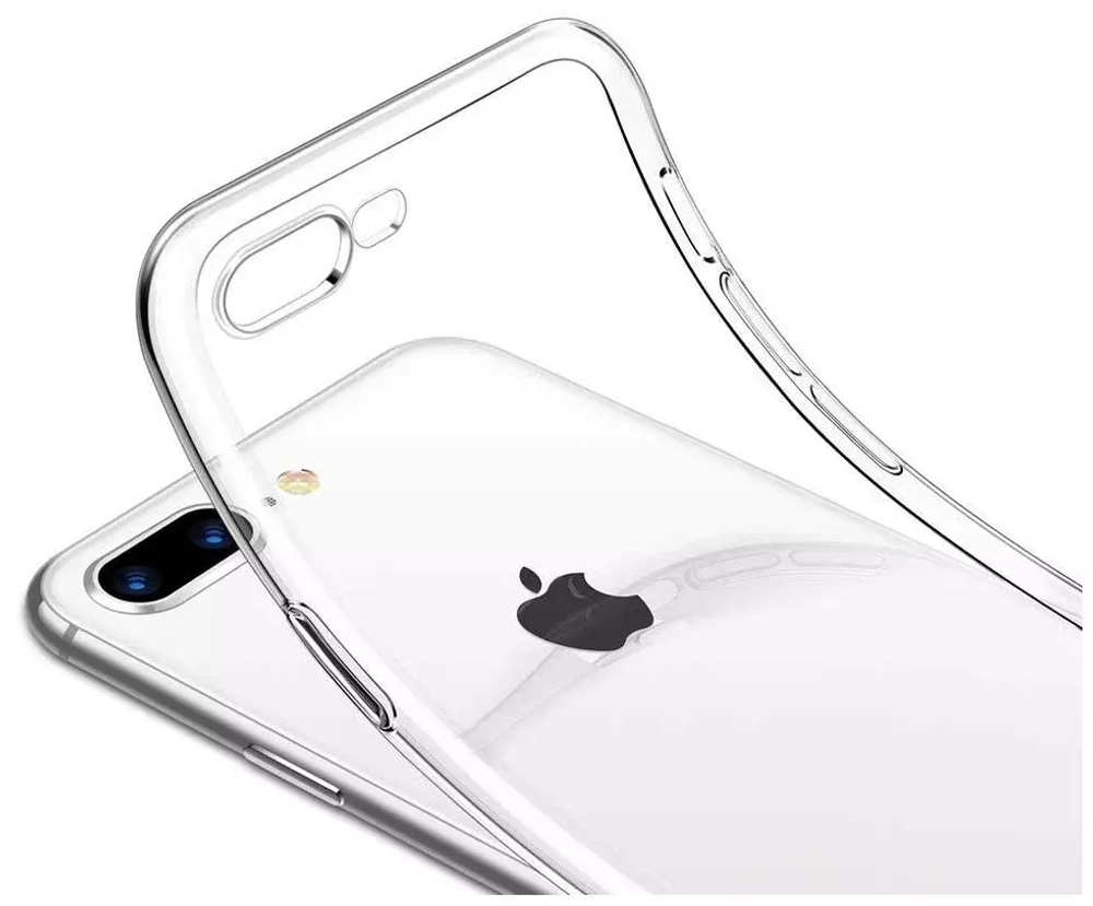 Чехол силиконовый для iPhone 7 Plus / 8 Plus прозрачный