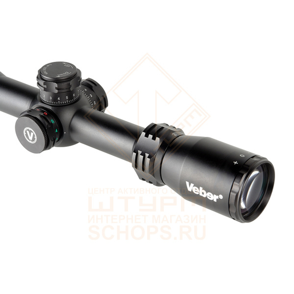 Прицел оптический Veber Black Fox 4-16X40 AOE RG