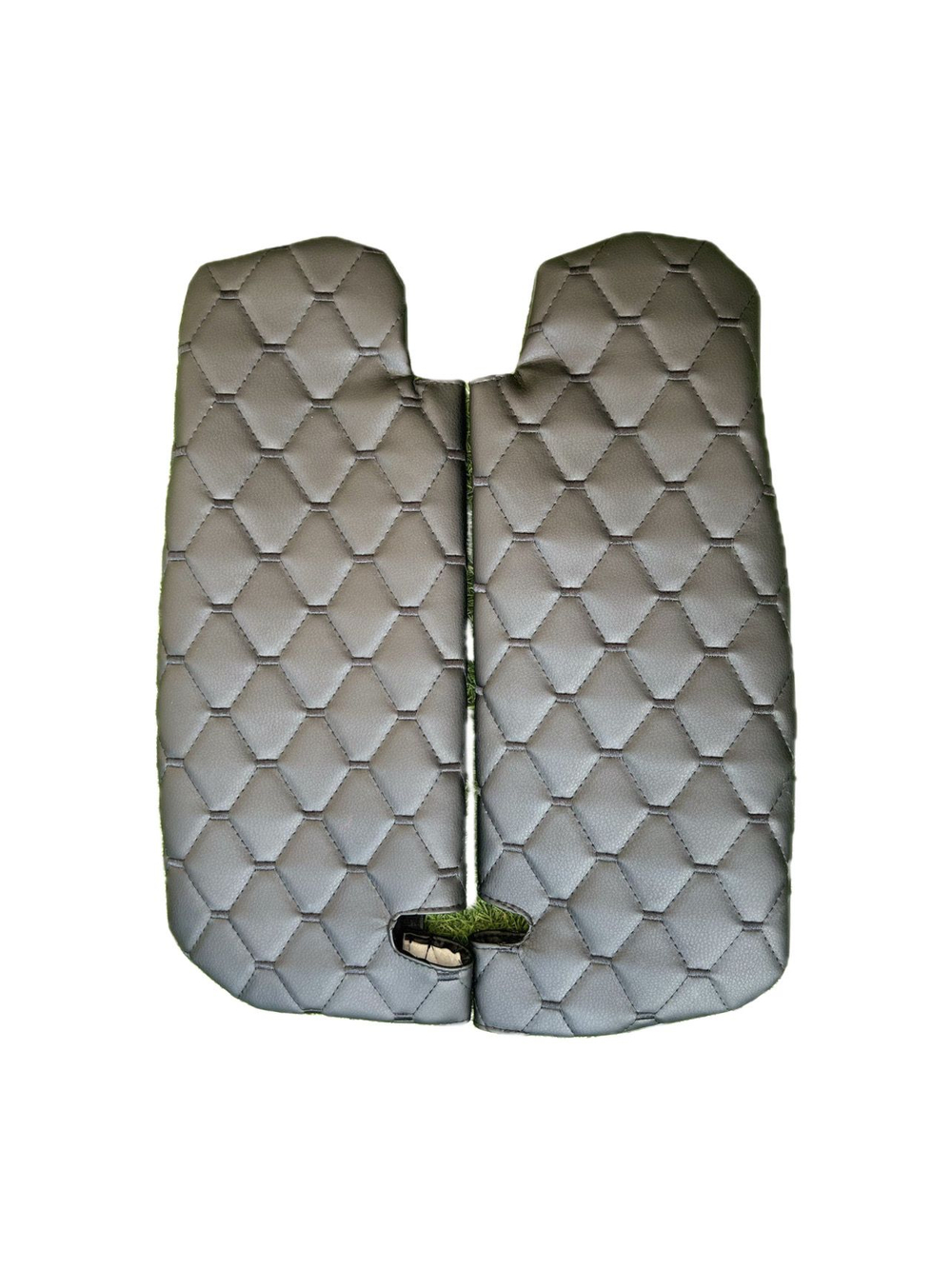 Чехлы на козырьки ЛАДА Гранта, Калина 1-2, Датсун (черная нить Рубин)