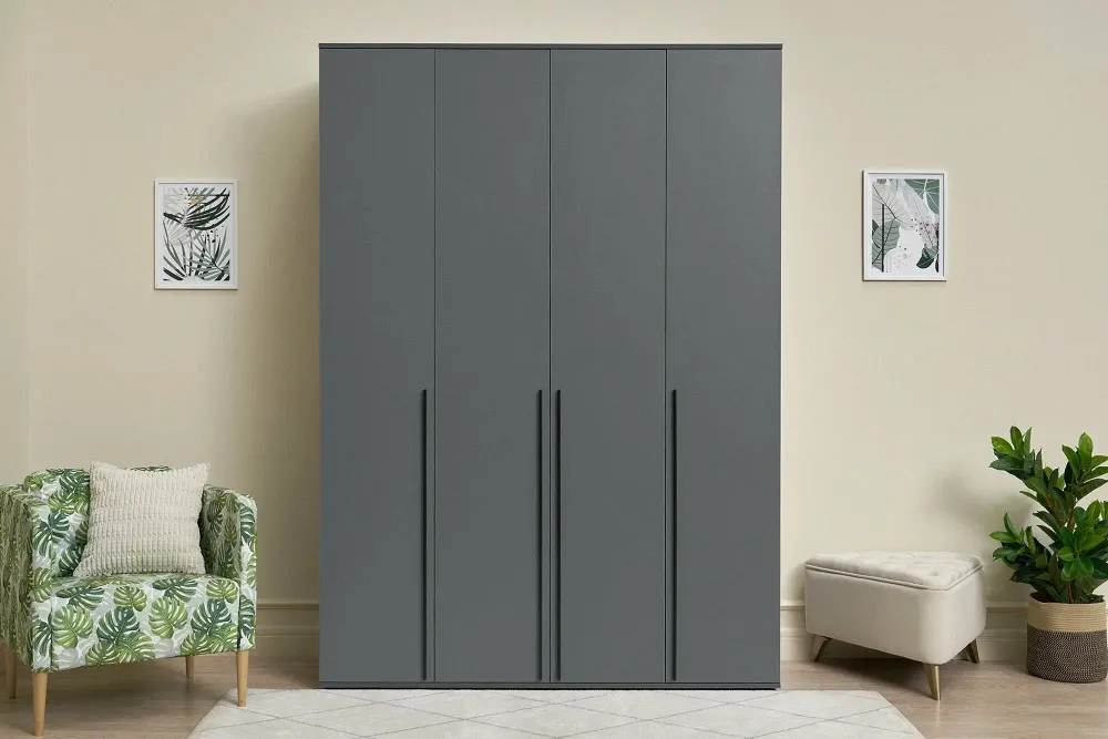 Шкаф "Норд" 4-х ств (графит), МФ Миф, г. Пенза