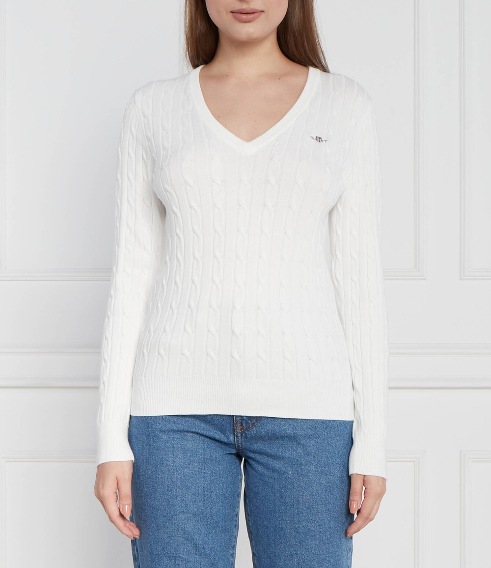 Свитер Gant - белый(4800101)