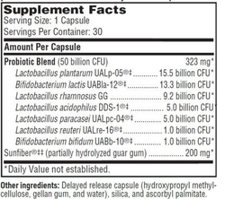 Ther-Biotic® Synbiotic 50 Billion CFU 30 капсул Klaire Labs / SFI Health