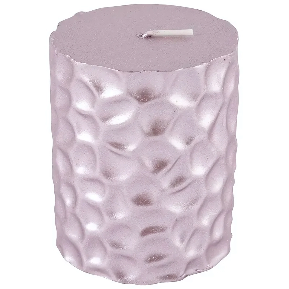 Свеча Deco Christmas "Iceberg" 80*65 мм розовая