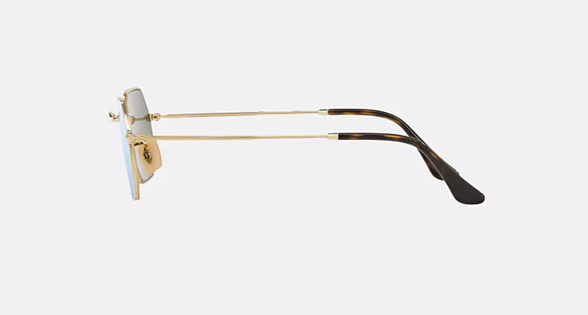 RAY-BAN OCTAGONAL FLASH LENSES RB3556N 001/30
