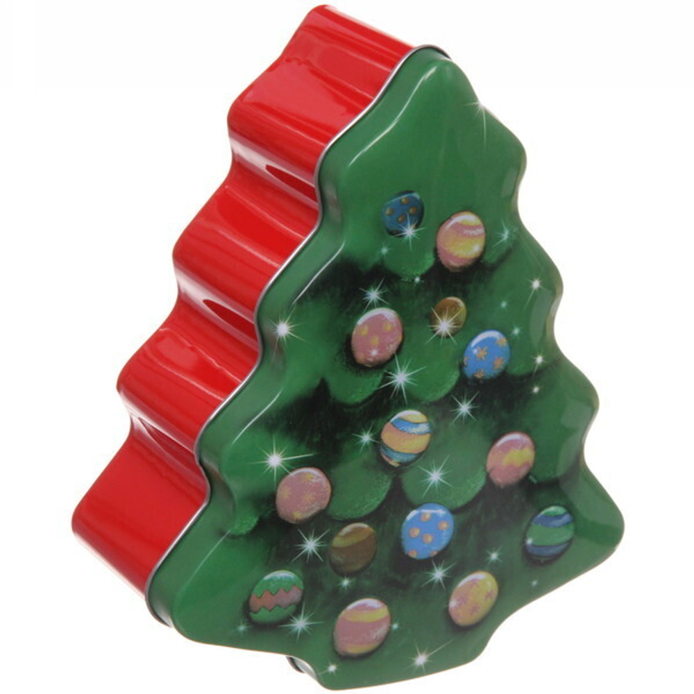 Банка жестяная «Ёлочка нарядная «18*15*6,5см