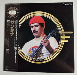 Винтажная виниловая пластинка LP Santana Gold Disc (Japan 1978) (Obi)