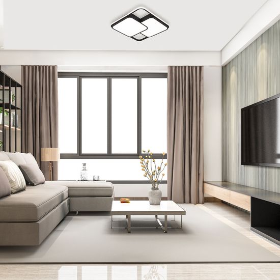 90253/1 / потолочный светильник / черный