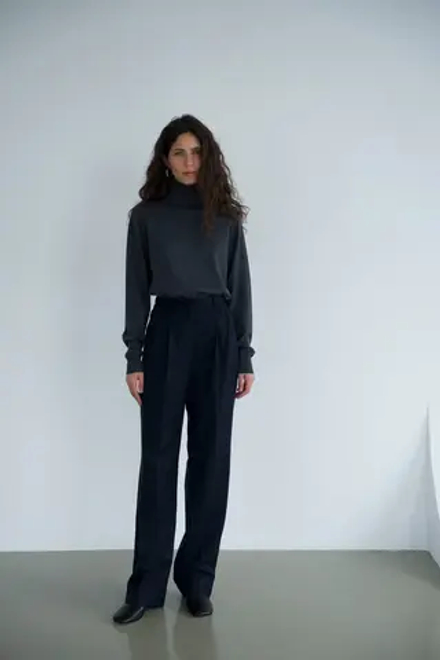 Брюки палаццо из шерсти 100%