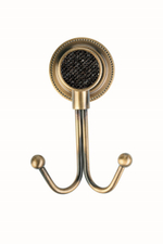 Boheme Крючок двойной ROYALE CRISTAL BLACK BR