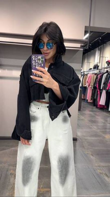 Джинсы широкие