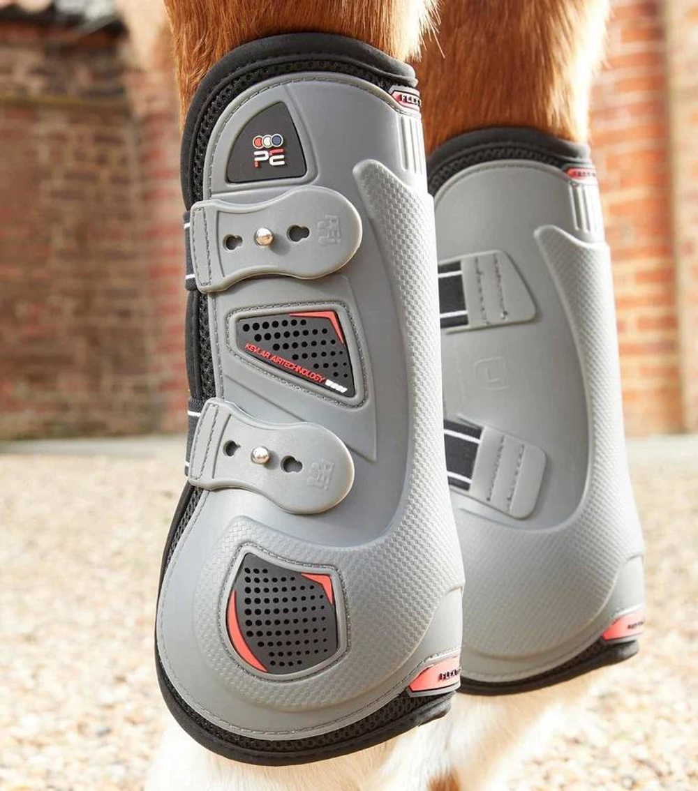 Ногавки PREMIER EQUINE Kevlar Airtechnology Fetlock перед (серый)