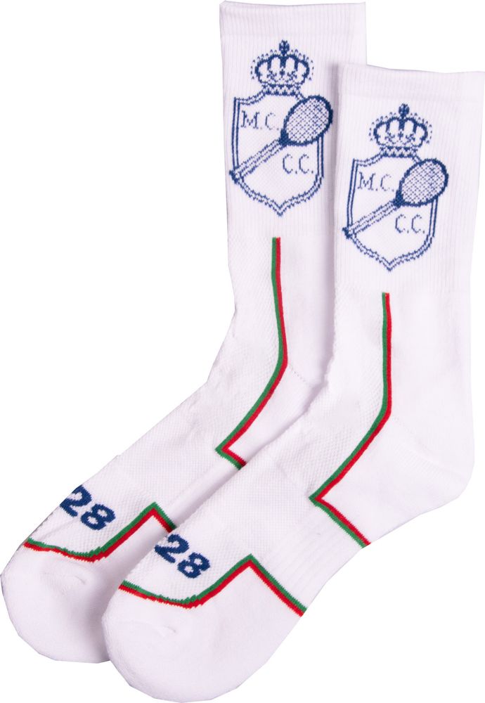 Теннисные носки Monte-Carlo Country Club Long Classic Socks - white