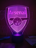 3D Светильник "Arsenal" (Арсенал Лондон)