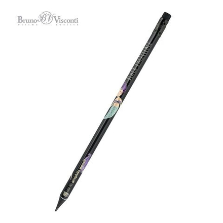 Карандаш ч/гр BV "Black Excellence. Русалка" НВ, пластиковый, грифель 3мм