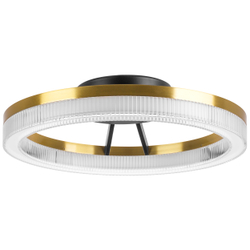 736040 Люстра ROTONDA 21W LED 1053LM 180G ЧЕРНЫЙ/ЛАТУНЬ 3000K