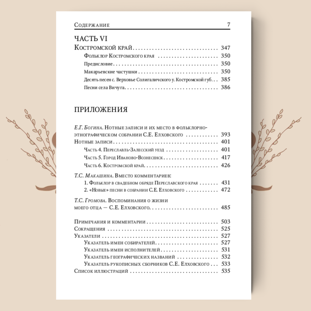 Переславское Залесье. Фольклорно-этнографическое собрание С. Е. Елховского. Выпуски 1 и 2.