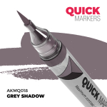 Акриловый маркер AK Interactive Quick Marker Grey Shadow
