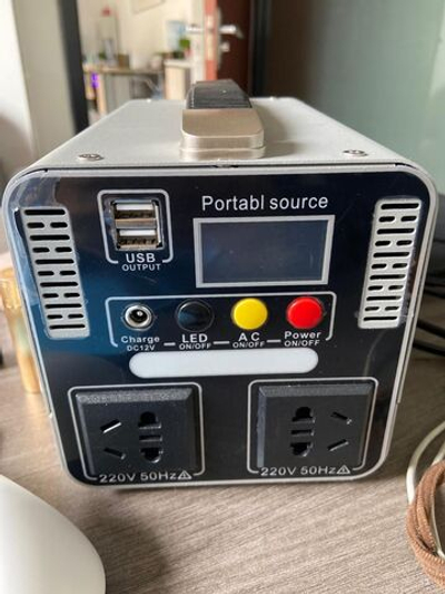 Портативная зарядная зарядная мощность 500w