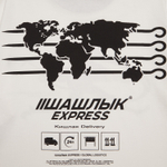 T-Shirt White “Кишлак Delivery”
