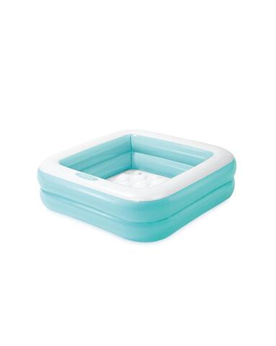 Бассейн надувной квадрат, 85х85х23см. Play Box, цв. голубой 57100NP/720668 (Intex)
