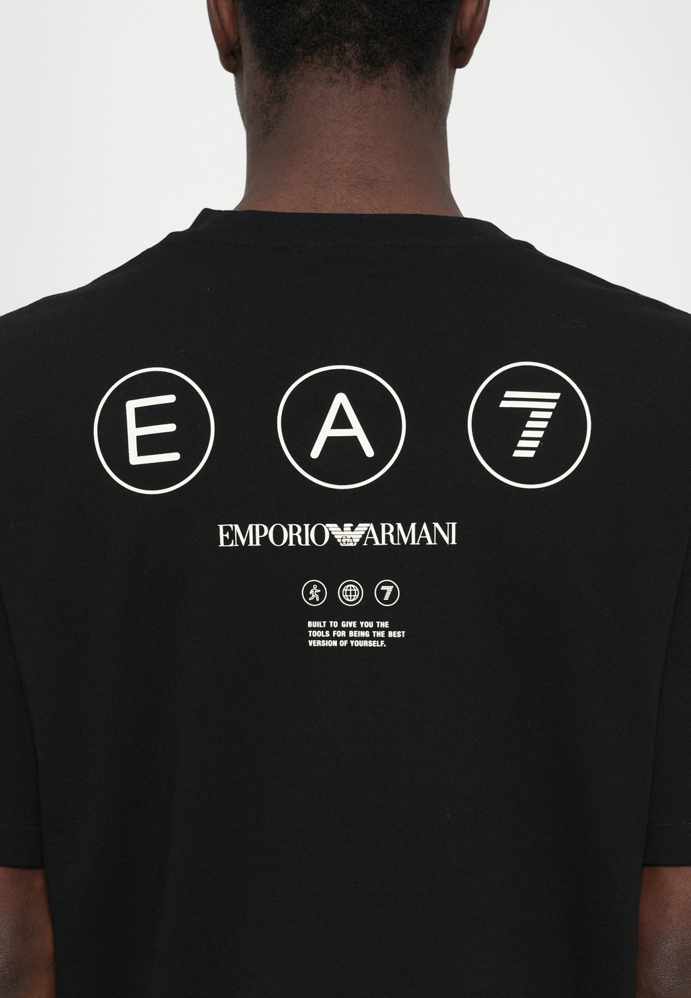 EA7 Emporio Armani TRAIN - Футболка с принтом - Чёрный