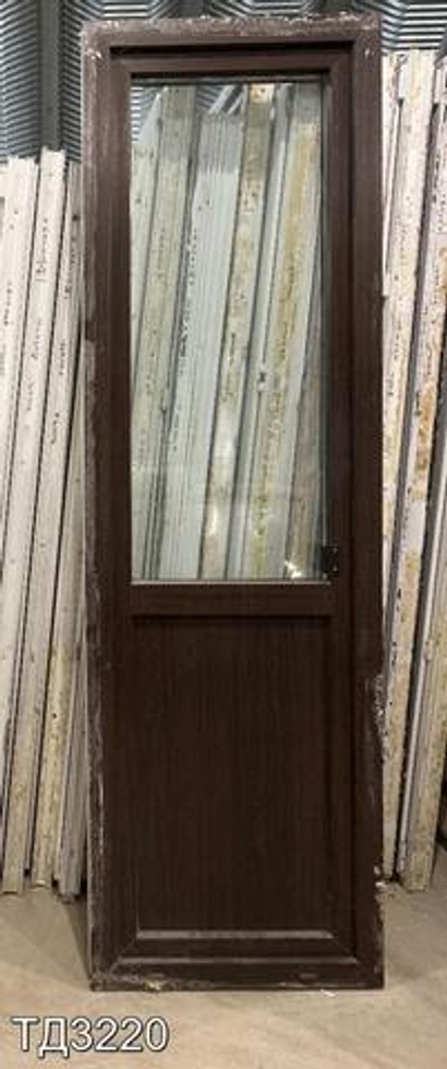 Дверь балконная пластиковая Б/У 2370(в) x 720(ш)