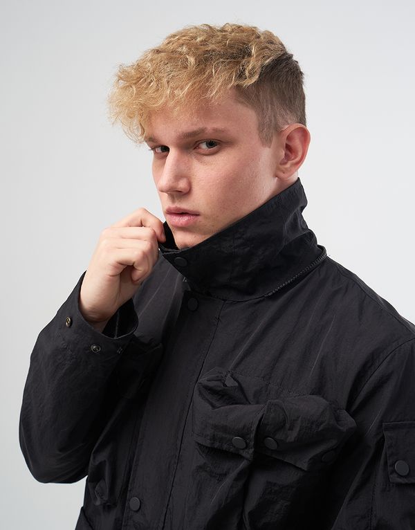 Куртка We Don’t Care Swiss M70 Crinkle Nylon Jacket Black - фото 6