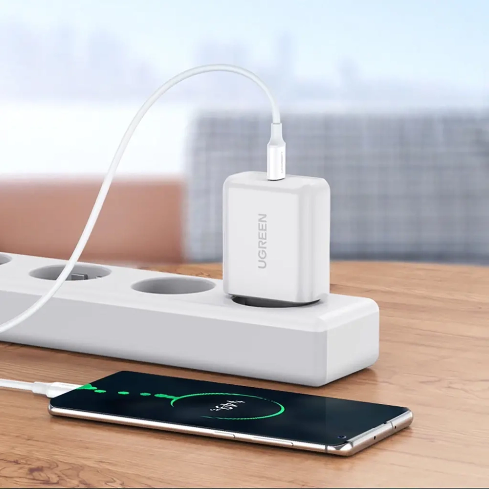 Кабель USB C - USB C, 480Mbps, 3A, QC4.0/PD3.0, 60W, 2m, UGREEN 60520